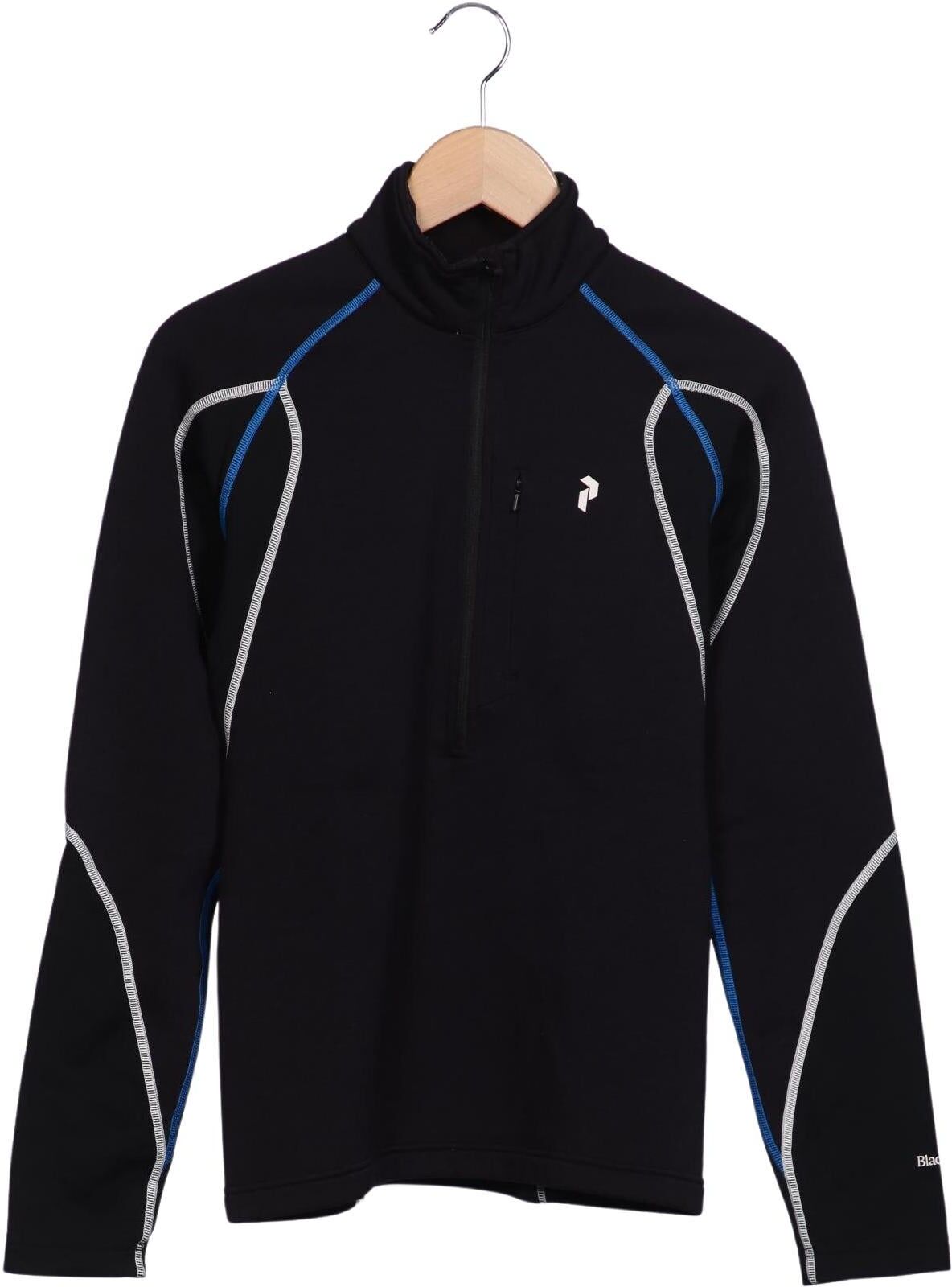 Peak Performance Damen Sweater, Schwarz, Gr. M, Elasthan / Synthetik - Second Hand