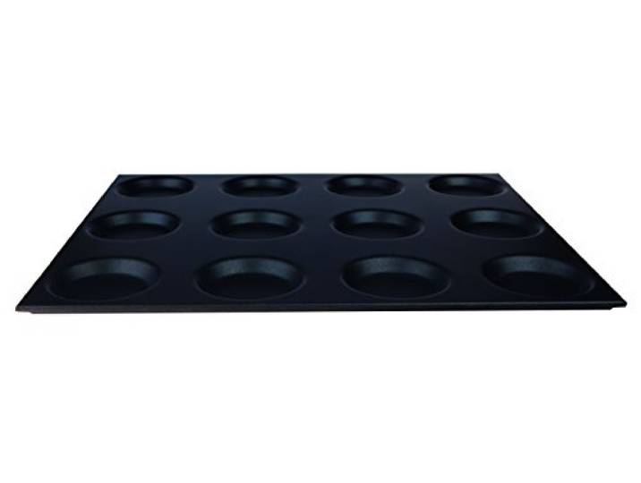 Pentole Agnelli COSA183/S12 Gastronorm-Backform, antihaftbeschichtet, 12 Stück, Aluminium, 53 x 65 cm