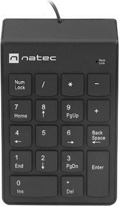 Natec Numeriek Toetsenbord Goby 2 USB Zwart