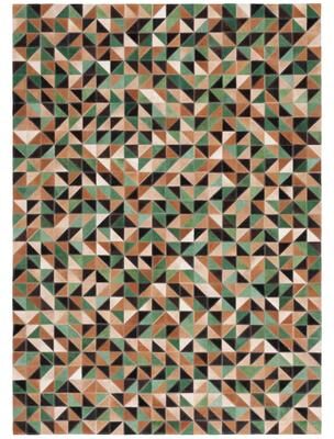 SAFAVIEH Handmade Studio Leather Jurga Contemporary Leather Rug