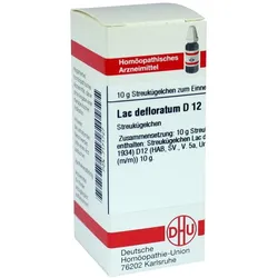 LAC Defloratum D 12 Globuli 10 g