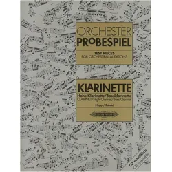 Orchesterprobespiel: Klarinette / Hohe Klarinette / Bassklarinette, Fachbücher von Heinz Hepp, Albert Rohde