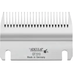 Kerbl GT510 Untermesser für Aesculap Schermesser Econom, 24 Zähne, 5mm Schnittlänge, 100 Stück (Pferd), Tierpflegegerät