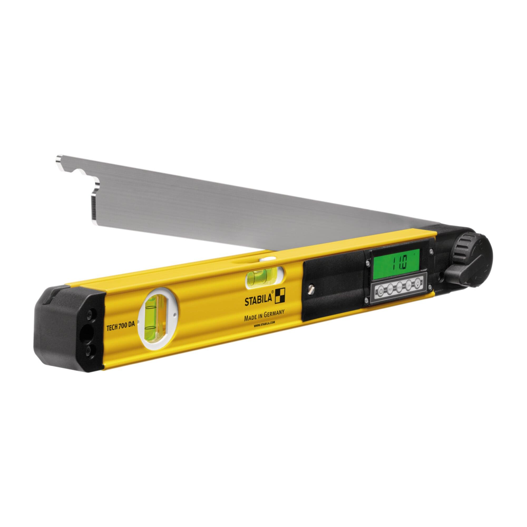STABILA Elektronik-Winkelmesser TECH 700 DA 45 cm mit Digital-Display (18903)