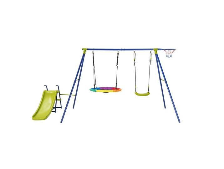 SCHAUKELSET 4-in-1 Blau
