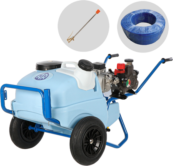 Annovi Reverberi CAR 130/P + AR 403 EM GCI - Carrello con cisterna con elettropompa per irrorazione