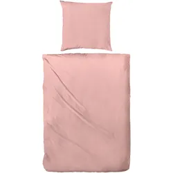 Bettwäsche Bio-Crèpe ( 155x220cm, mit 1 Kissen) - 155x220cm, mit 1 Kissen