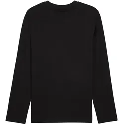 Puma, Herren, Sportshirt, Herren Eno.1 Logo Langarm-T-Shirt Schwarz (M), Schwarz