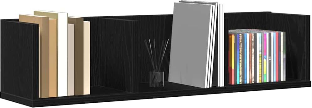 vidaXL Étagère Murale Montage mural Chêne noir 75 x 18 x 18 cm