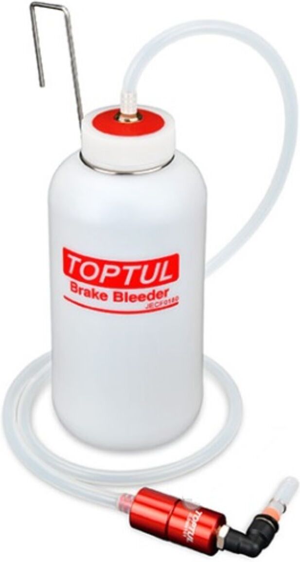 Behälter Flasche für Bremsflüssigkeitswechsel, Rückschlagventil TOPTUL JECF0180