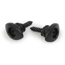 D’Addario PWEEP102 - Elliptical End Pins, Black - Endpin