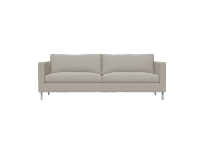 Fogia Alex 2,5 Sitz Sofa Stoff Hiro Sand-aluminiumben