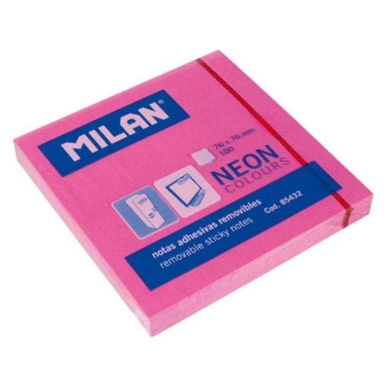 Milan Haftnotizen 76x76 neonpink MAILAND (76 x 76 mm) (42832934)