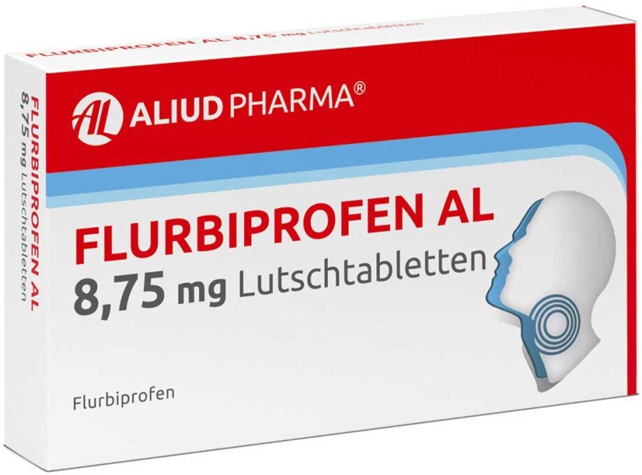 AL Aliud Pharma Flurbiprofen AL 8,75 mg Lutschtabletten bei Halsschmerzen