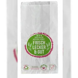 1000 Bäckerbeutel `Frisch Lecker & Gut`, 20+7x42 cm, R433