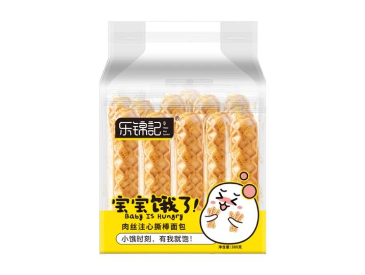 Le Jin Ji Bâtonnet de pain à emporter fourré de viande hachée 380 g