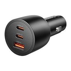 Orico autós töltő - PL-165-1A2C-BK (Szivargyújtós, USB-C 65W+USB-C 100W+2xUSB-A 36W, fekete) (AUTORICOPL1651A2CBKEP)