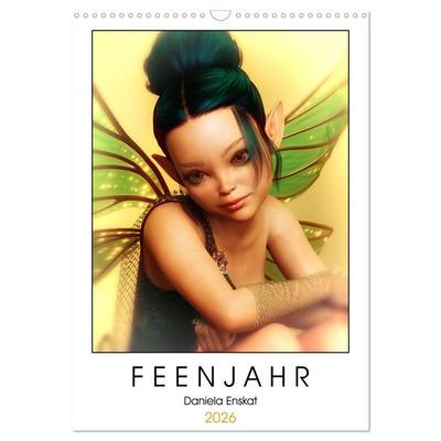 Feenjahr 2026 (Wandkalender 2026 DIN A3 hoch), CALVENDO Monatskalender