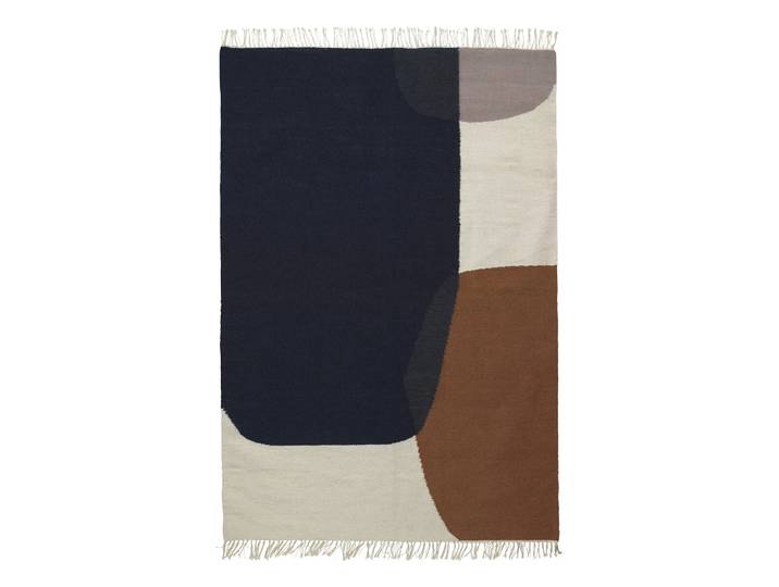 Ferm Living Kelim Teppich groß Merge