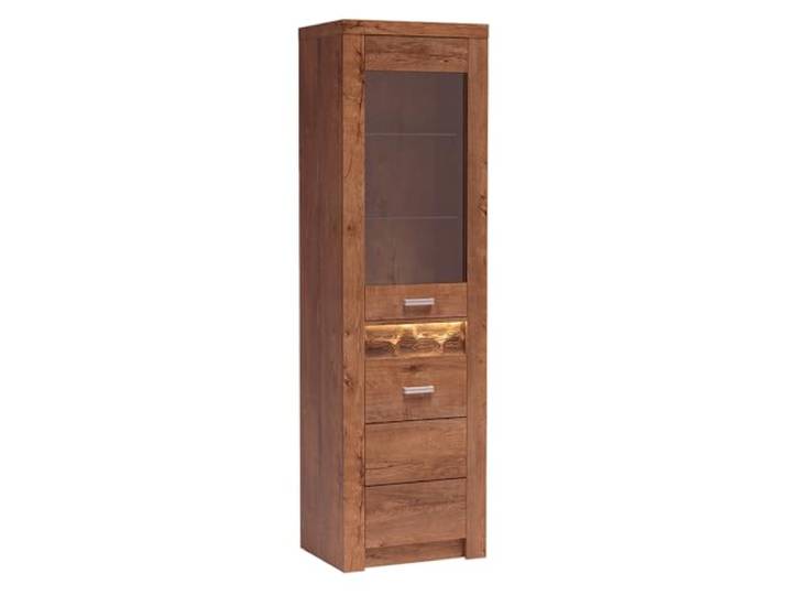 Lomadox Vitrinenschrank Vitrine Highboard Sideboard Kommode Aufbewahrungsschrank Wohnzimmer Schrank modern in braun
