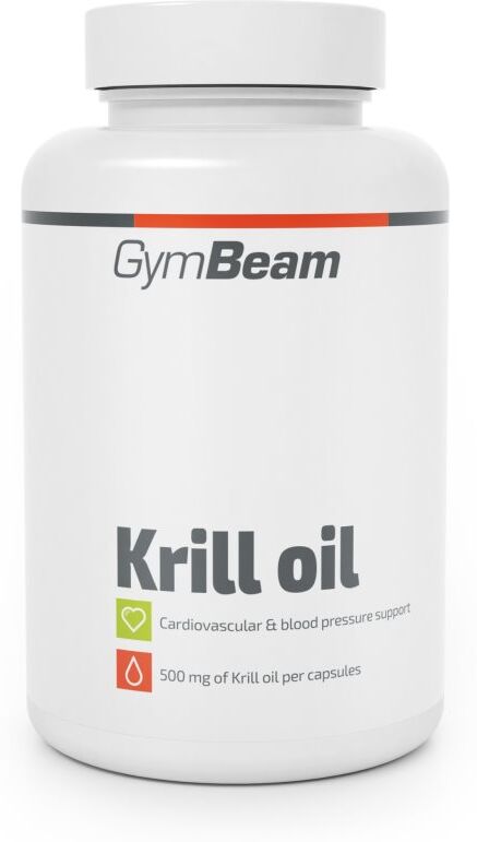 GymBeam Krill Oil Präparat zur Förderung der normalen Funktion des Kreislaufsystems 60 KAP