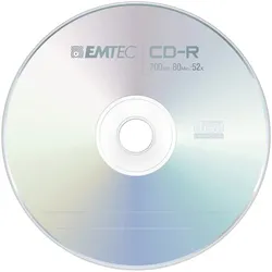 EMT EMTEC CD-R 700MB 52x, 25er CakeBox (25x), Optischer Datenträger