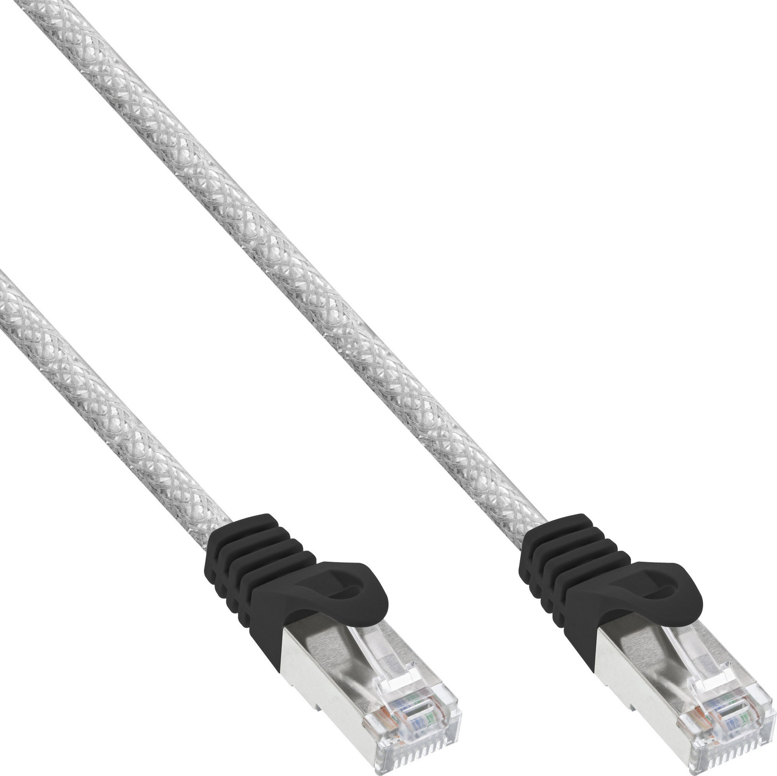 InLine Cat5e S-FTP SF/UTP netwerkkabel, 25 meter, transparant