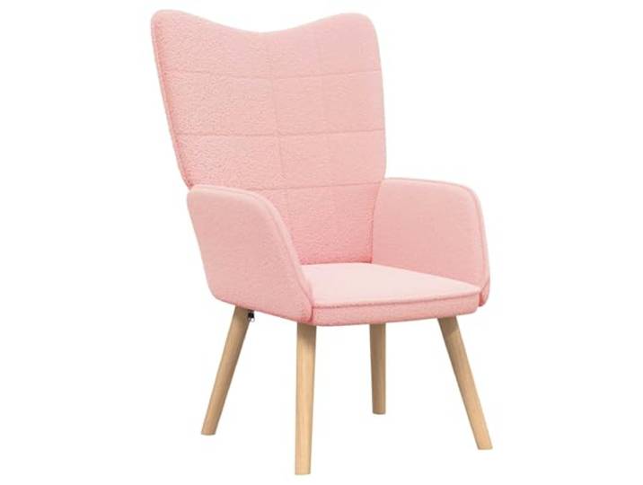 Heofavd Relaxsessel Rosa 62x67x95,5 cm Ergonomischer Sherpa Stuhl