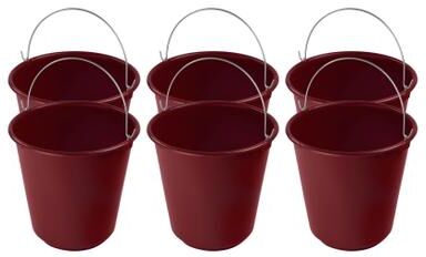 ybmhome Plastic Pail with Handle 11.5 Quart (2.8 Gallon Bucket)