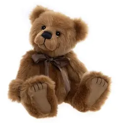 CHARLIE BEARS® Plüschbär Robinson mit Schleife Höhe ca. 33cm