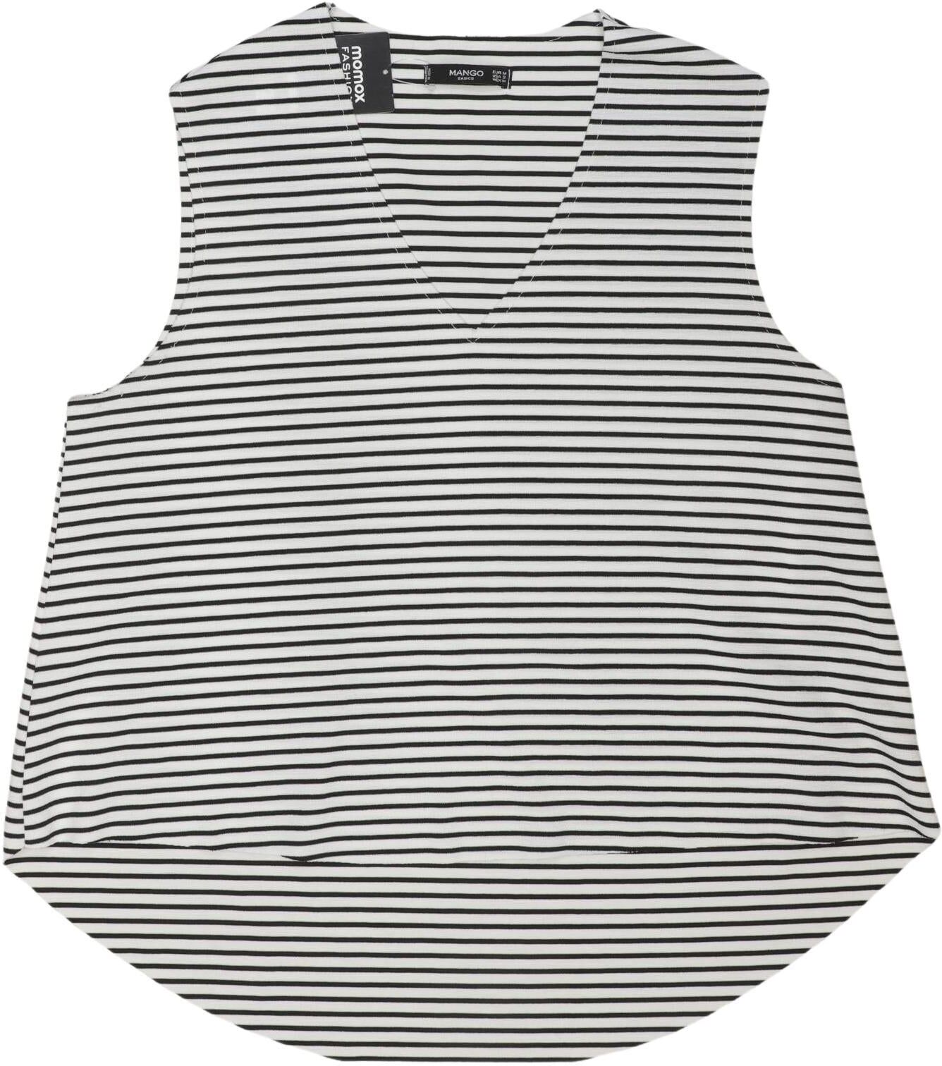 Mango Damen Top, Mehrfarbig, Gr. M, kein / Etikett - Second Hand