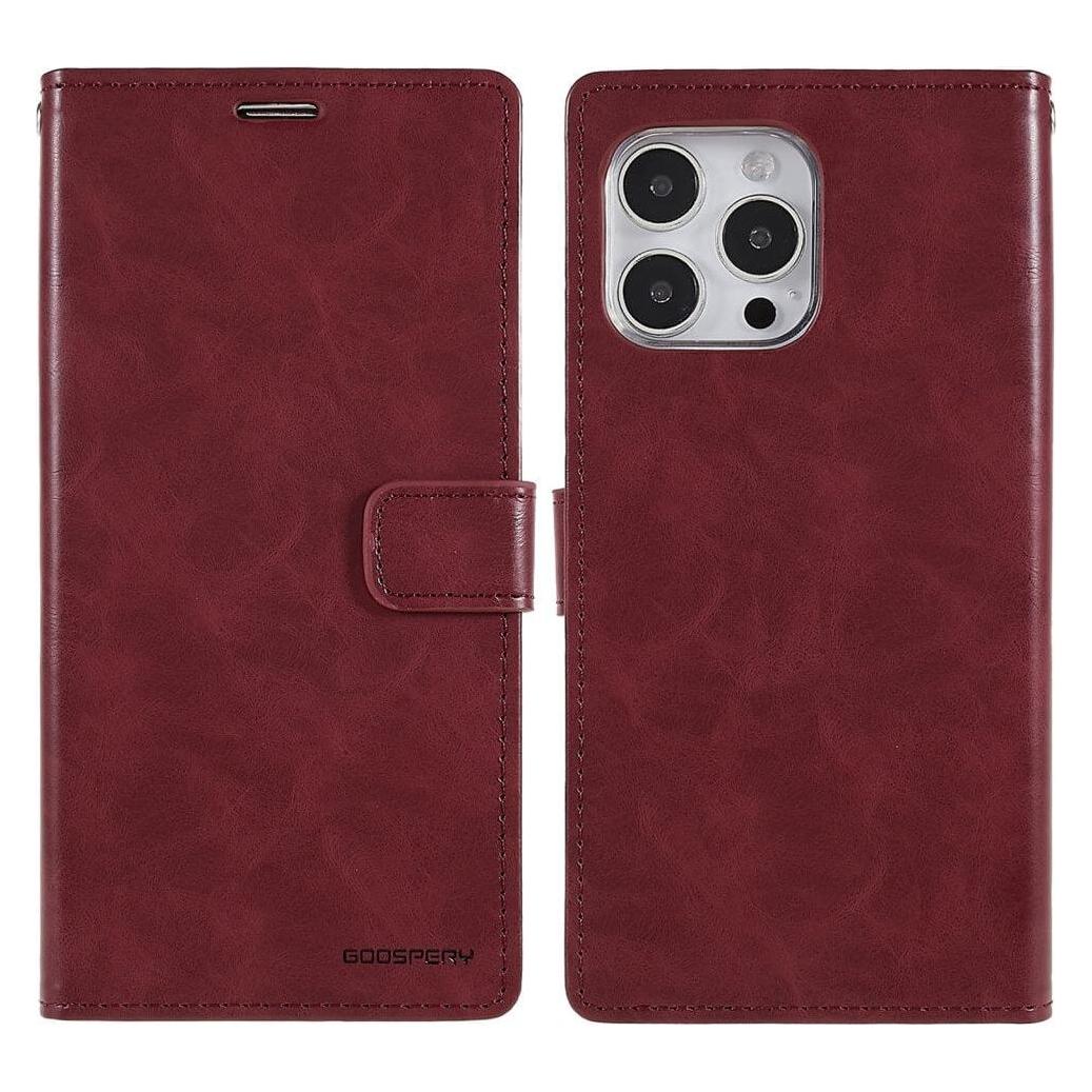Mercury iPhone 14 Pro - Blue Moon Etui Hülle weinrot (Apple iPhone 14 Pro) (660105988C)