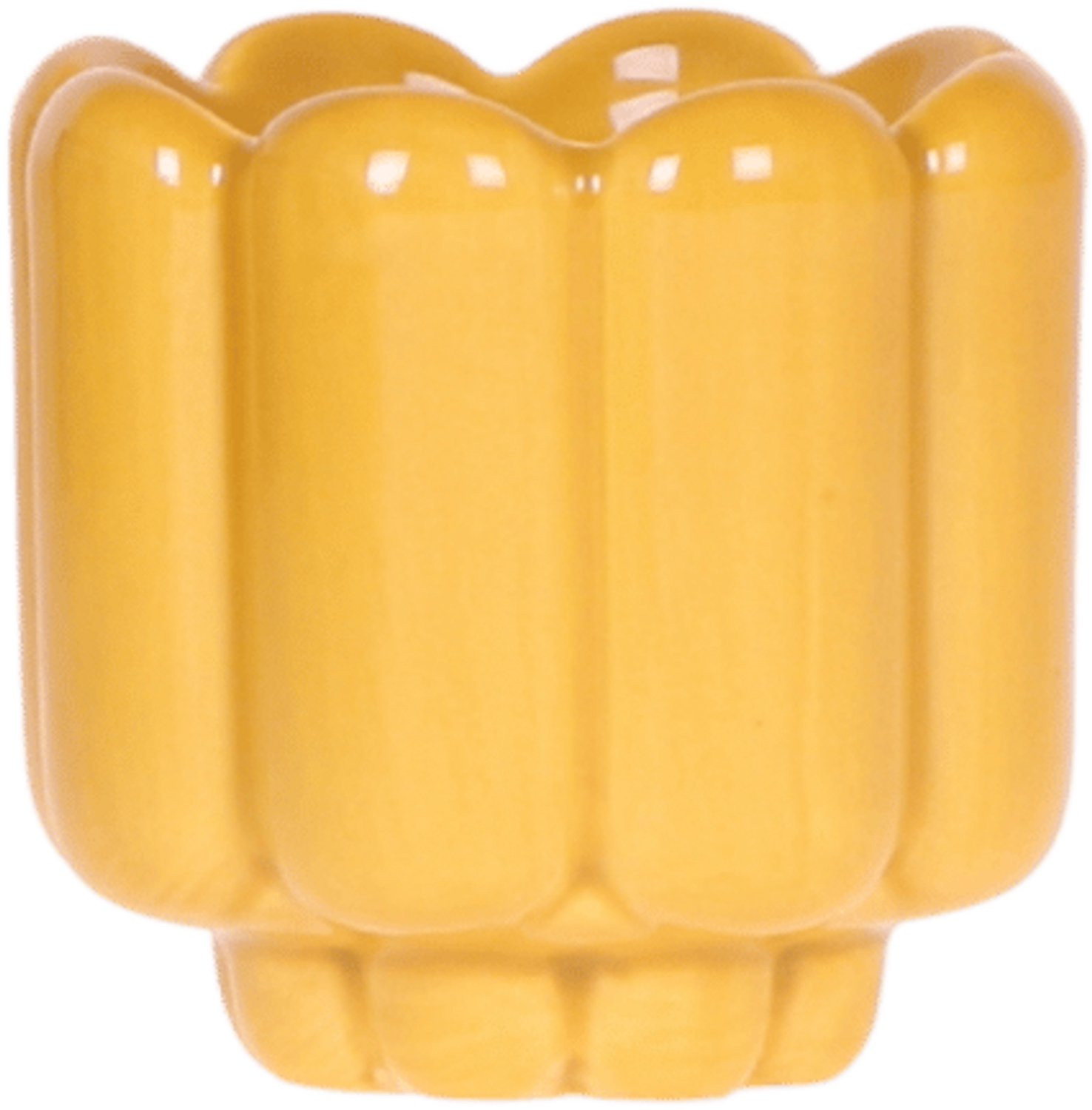 Kolibri Home Retro sierpot Geel Ø6cm