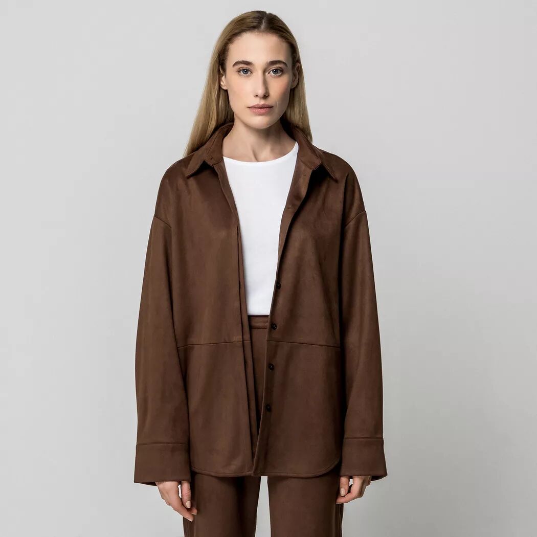 EDITED - Overshirt, für Damen, Braun, Größe 38