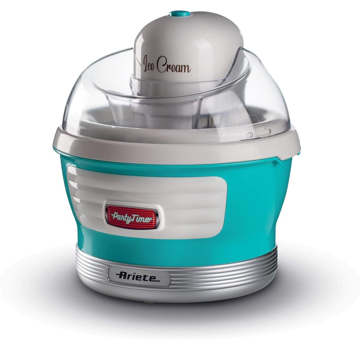 Ariete 643B Party Time ijsmachine, 1,5 liter, blauw