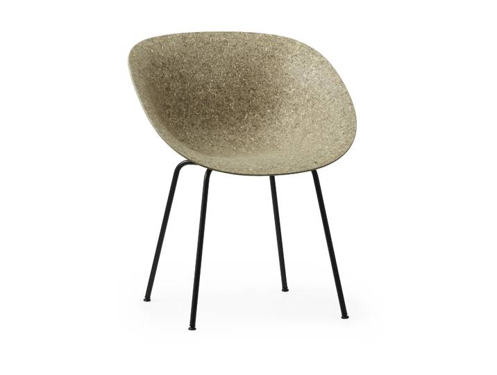 Normann Copenhagen Mat Armchair Sessel Seaweed-black steel