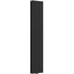 Neu.Haus Design Röhrenheizkörper Nore Schwarz 160x36cm Doppellagig 1198W, Heizkörper, Schwarz