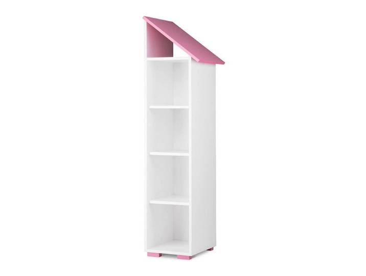 KONSIMO® Standregal Kinderregal 165cm PABIS, Hochregal, ABS-Kanten, in Pastellfarben