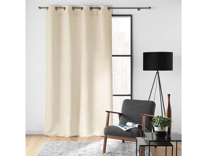 Rideau tamisant 140x260 écru Soline