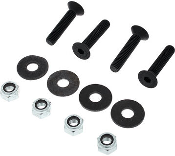 Decotruss Quad Base Plate Screw Set BK Schwarz