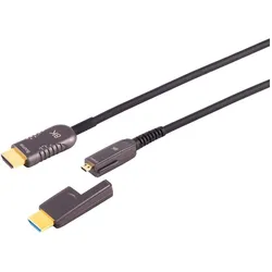 Shiverpeaks S/CONN maximum connectivity HDMI Anschlusskabel-Optisches HDMI Verlegekabel-Set, 10K, 75m (75 m), Videokabel