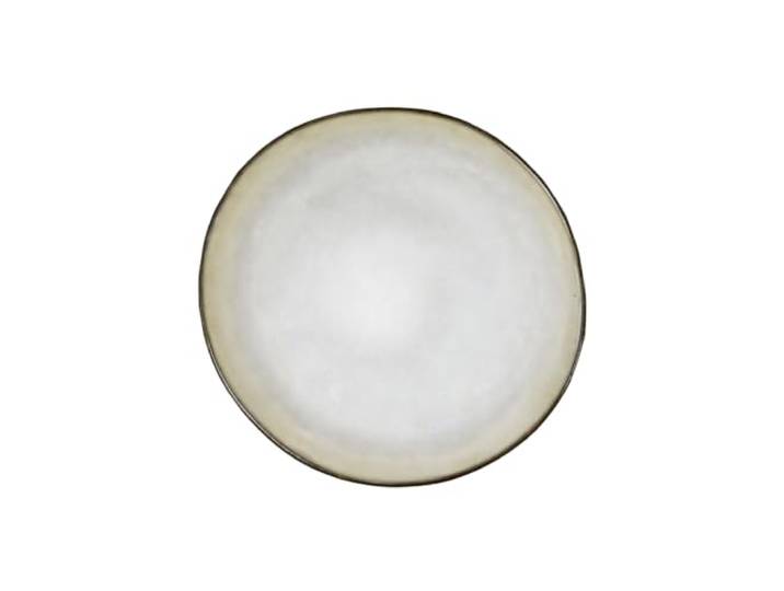 Médard de Noblat Shadow 6 assiettes à dessert 20\,5 cm\, grès\, nacre