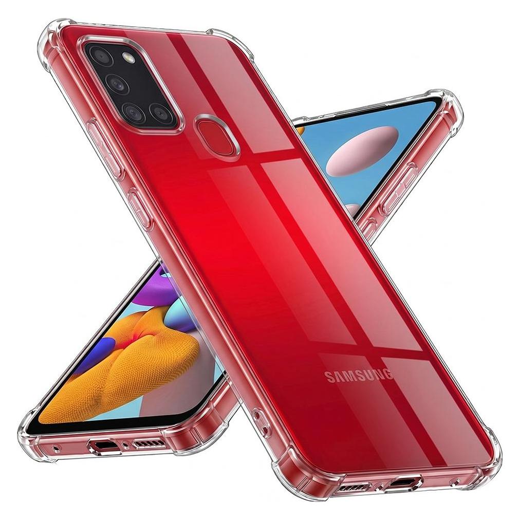 Techsuit - Shockproof Clear Silicone - Samsung Galaxy A21s - Clear (Samsung Galaxy A21s) (56344780)