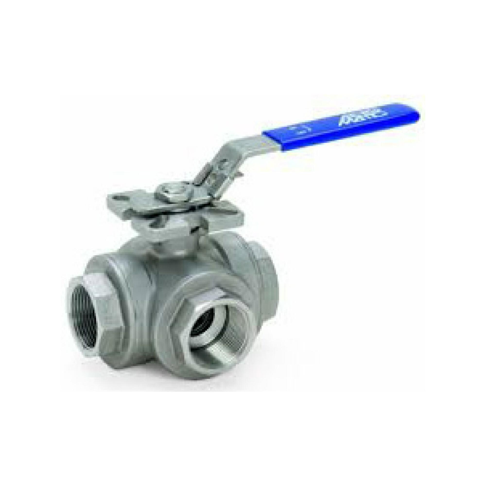 Wilo 3-Wege-Kugelhahn 1 1/2" IG, Messing, verchromt (2511607)