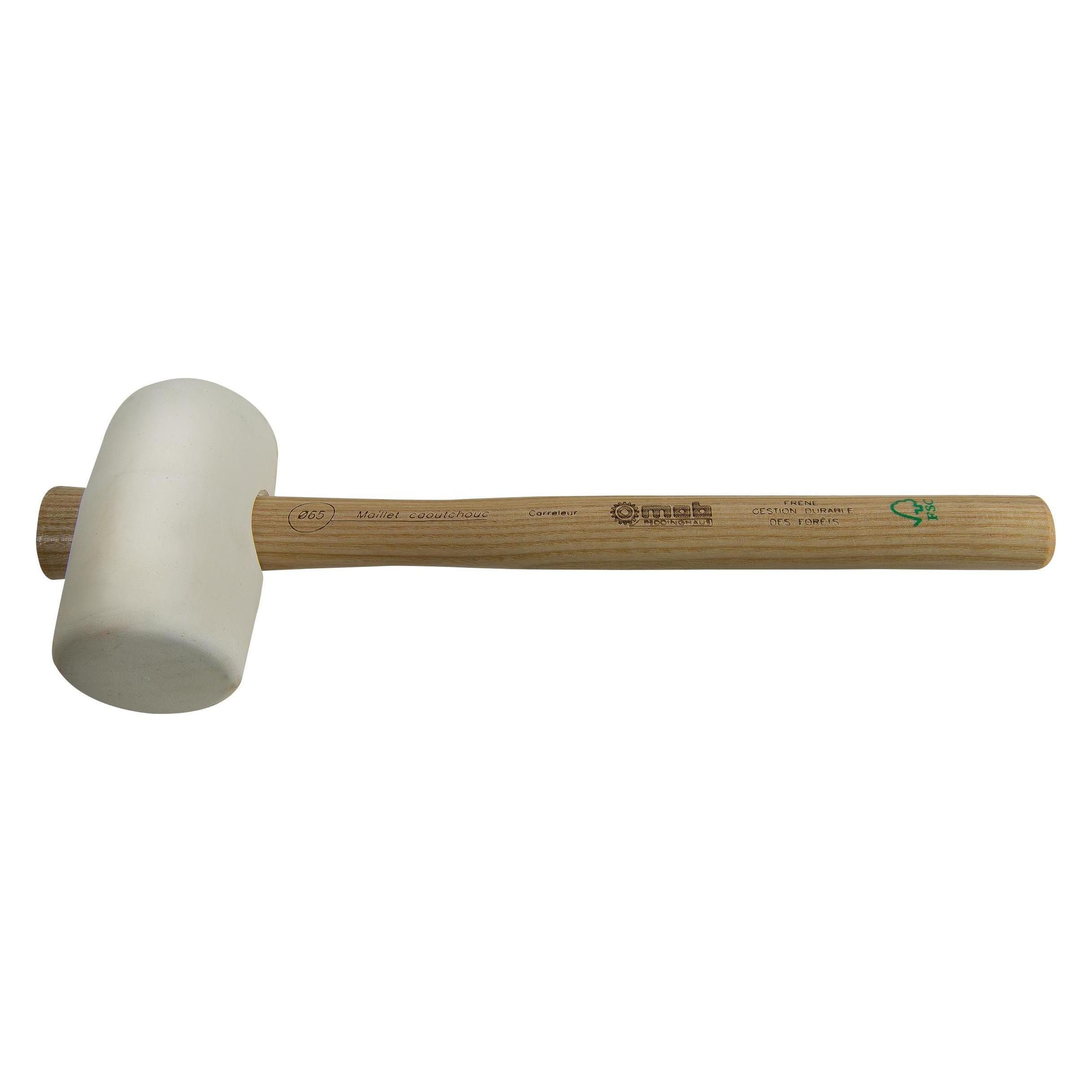 Peddinghaus Gummi-Kompositions-Hammer 'Hart' mit Eschenstiel (520 g) (0346652201)