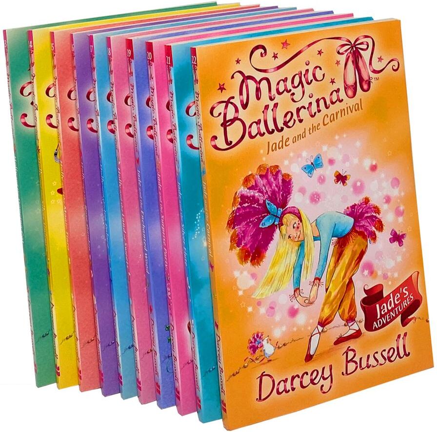 HARPERCOLLINS Magic Ballerina Holly & Jade Series 10 Book Set by Darcey Bussell – Ballet Adventure Stories for Kids
