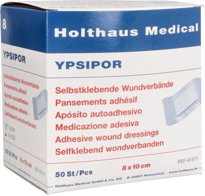 Wundverband Ypsipor steril 8x10 cm 50stk
