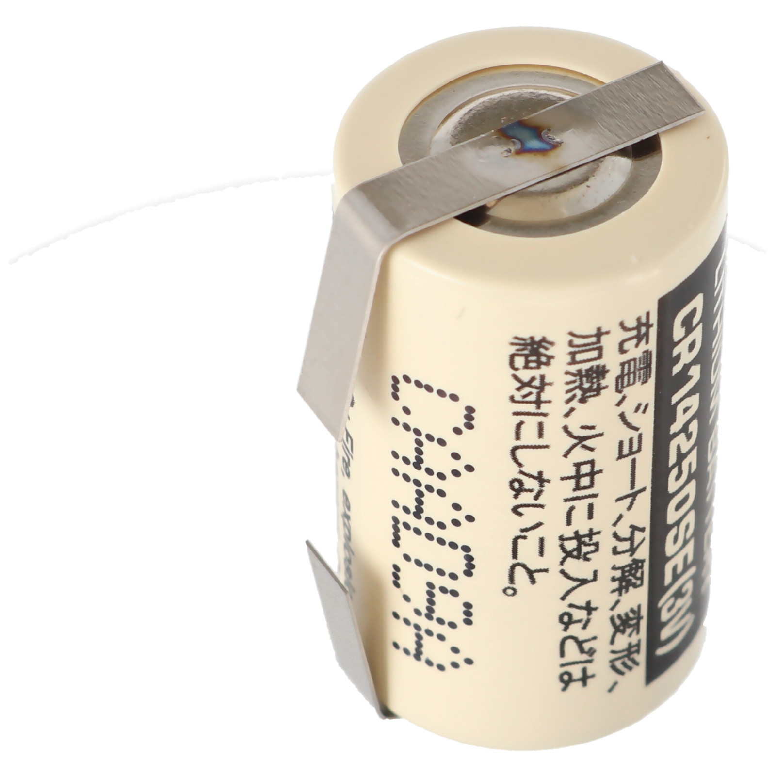 Fdk Sanyo lithiumbatterij CR14250 SE 1/2AA met soldeertag
