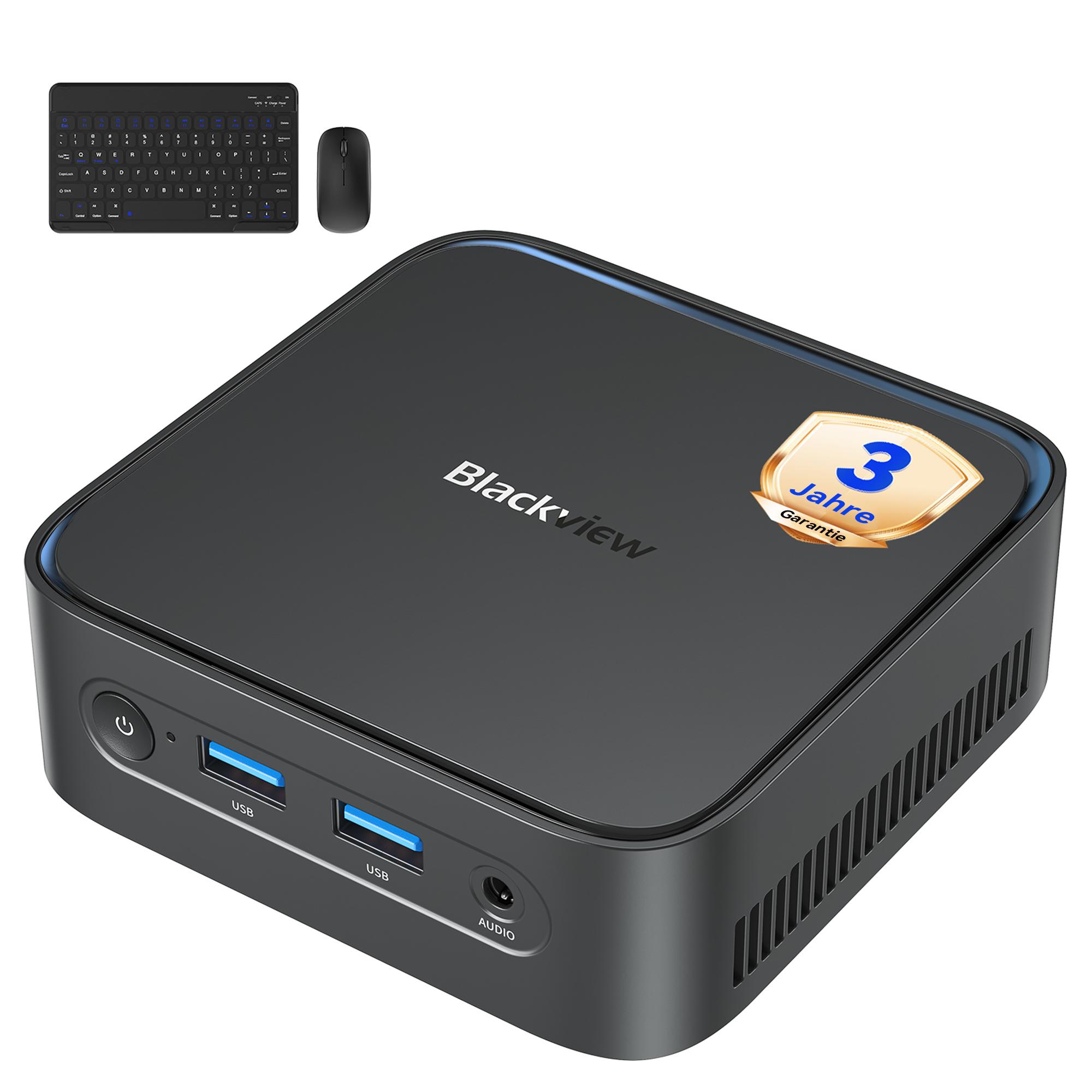 Blackview MP50 Mini-PC AMD Ryzen 5 3500U/16GB DDR4/512GB M.2 SSD, 15W Ultra-Low Power/≤30dB Ultra-Quiet, Windows 11 Pro 0.33L