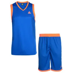 PEAK Street Basketballtrikot-Set 23005 - blau/orange 3XL